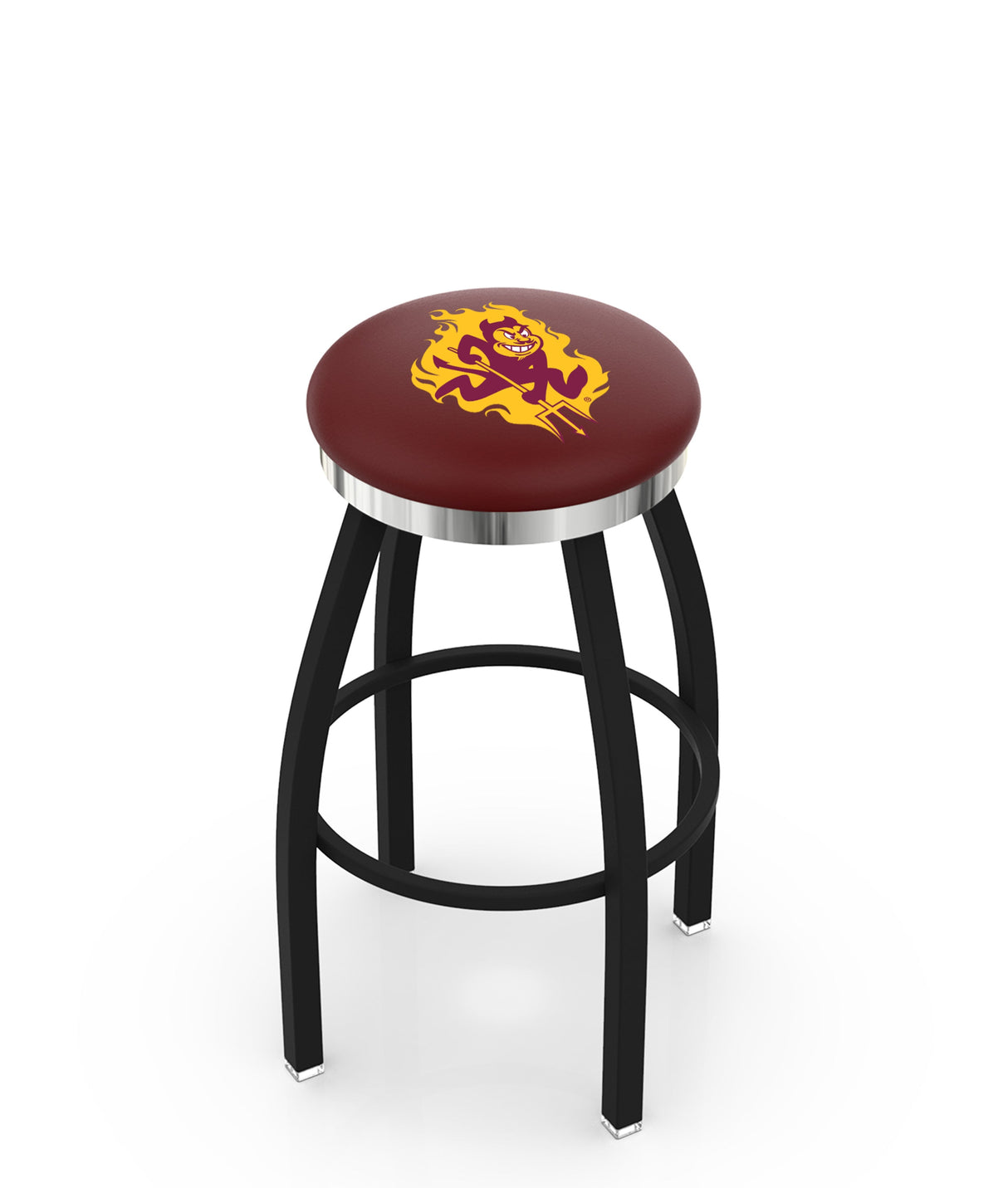 Arizona State Sun Devils Sparky L8B2C Backless Bar Stool | Arizona State Sun Devils Sparky Backless Counter Bar Stool