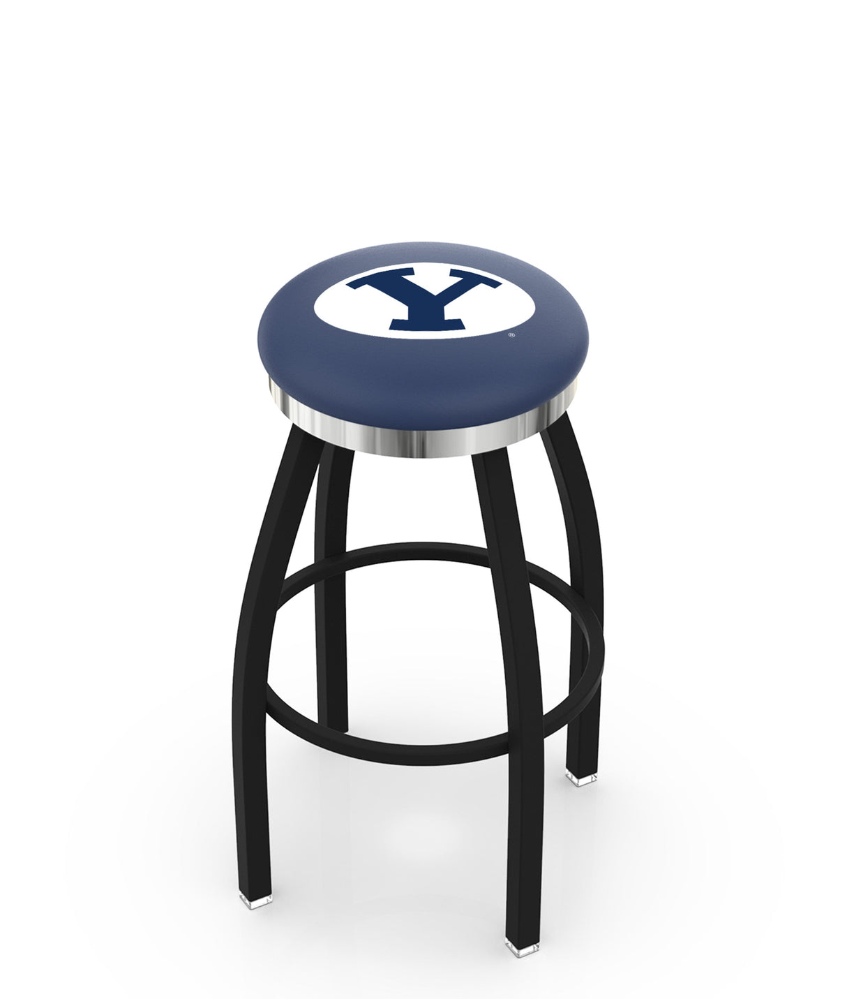 BYU Cougars L8B2C Backless Bar Stool | BYU Cougars Backless Counter Bar Stool