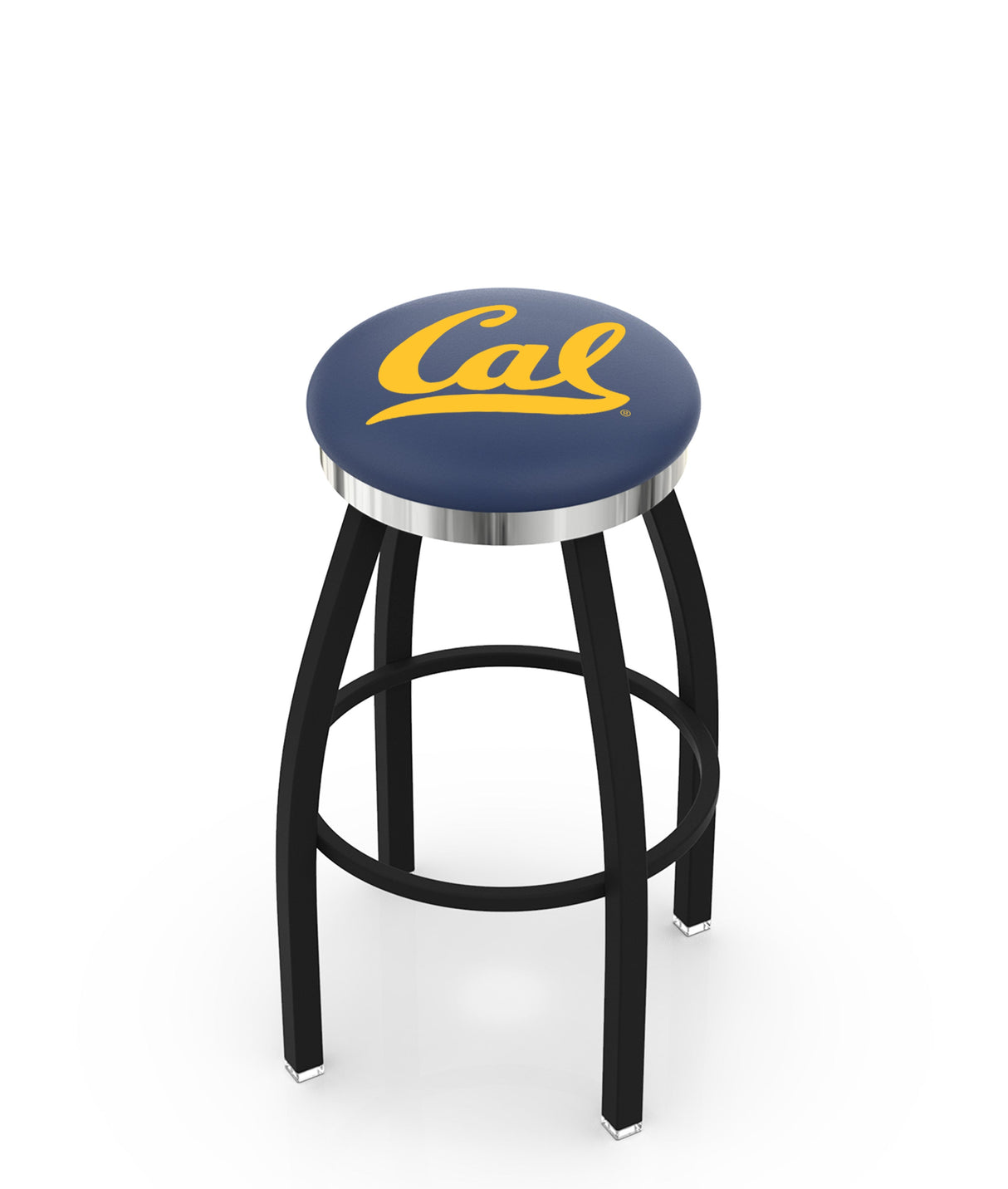 Cal Bears L8B2C Backless Bar Stool | Cal Bears Backless Counter Bar Stool