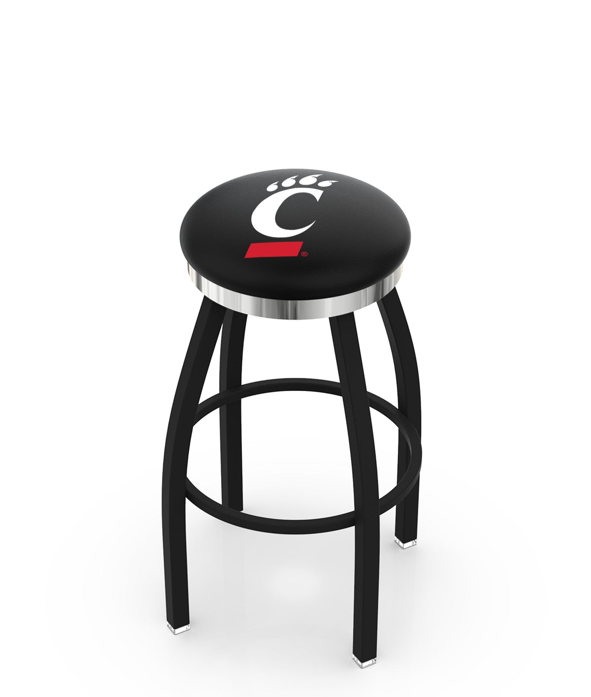 Cincinnati Bear Cats L8B2C Backless Bar Stool | Cincinnati Bear Cats Backless Counter Bar Stool