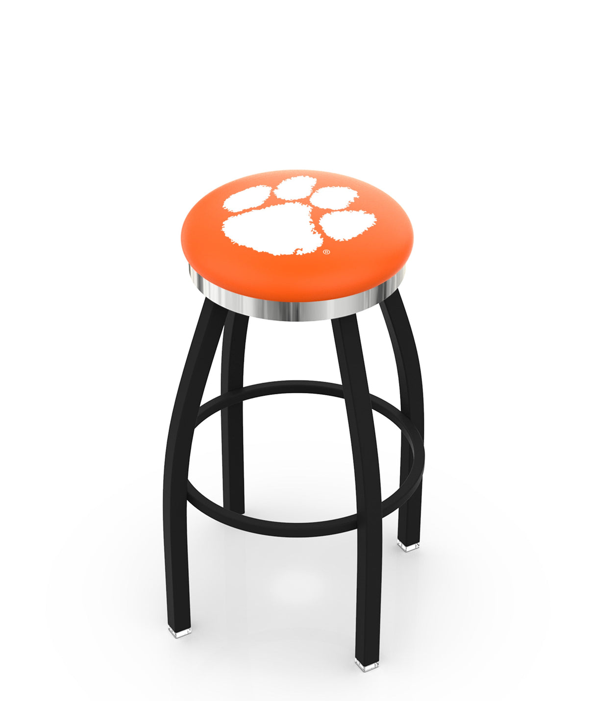 Clemson Tigers L8B2C Backless Bar Stool | Clemson Tigers Backless Counter Bar Stool