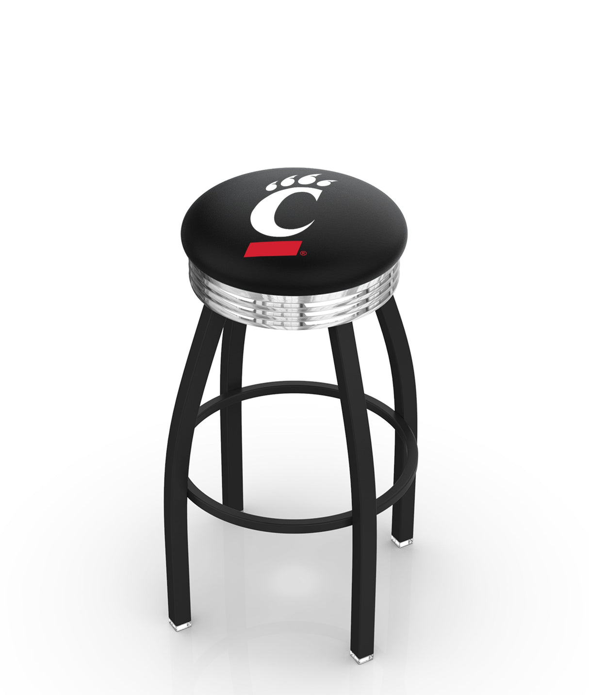 University of Cincinnati L8B3C Backless Bar Stool | University of Cincinnati Backless Counter Bar Stool