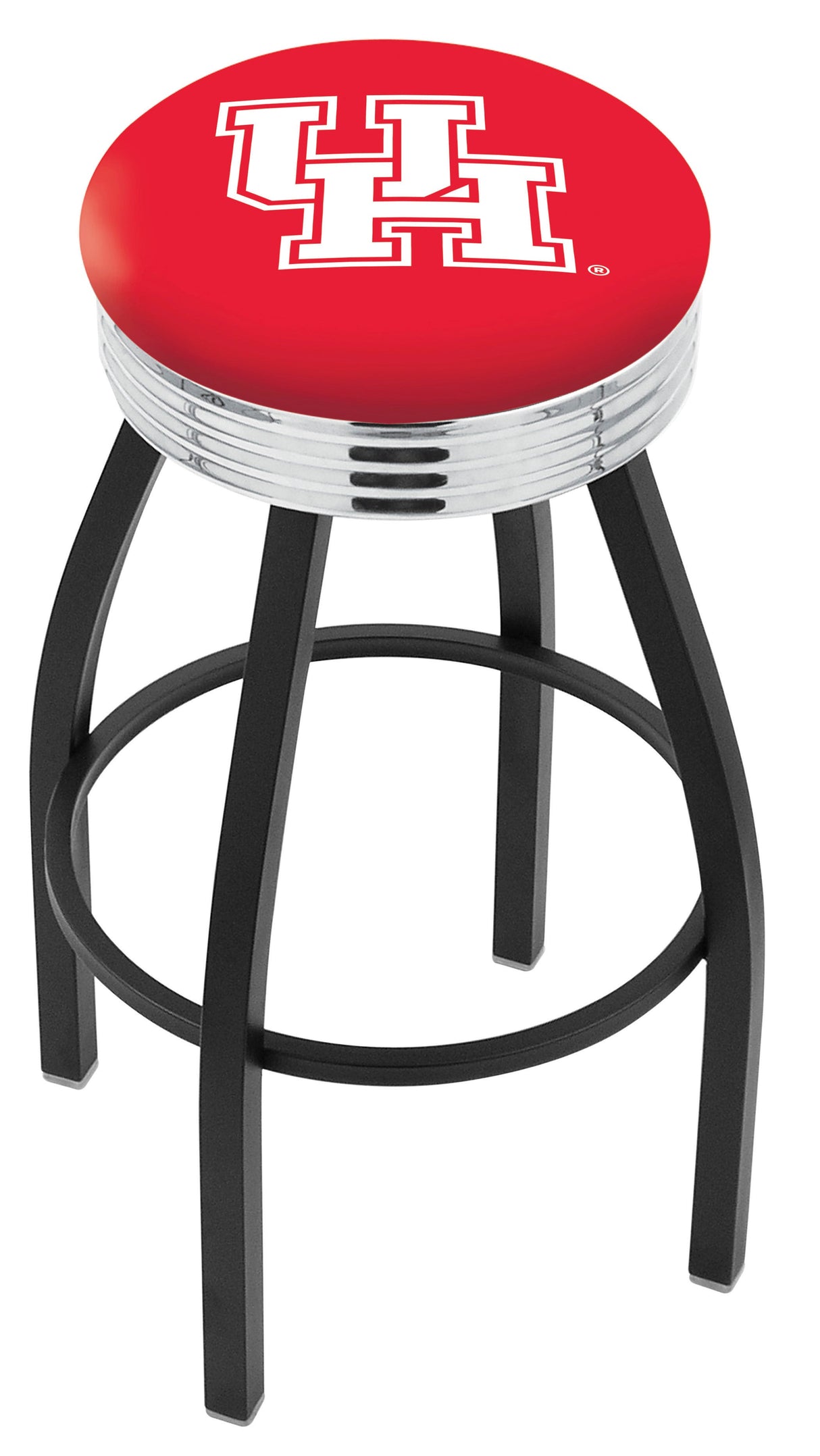 University of Houston L8B3C Backless Bar Stool | University of Houston Backless Counter Bar Stool