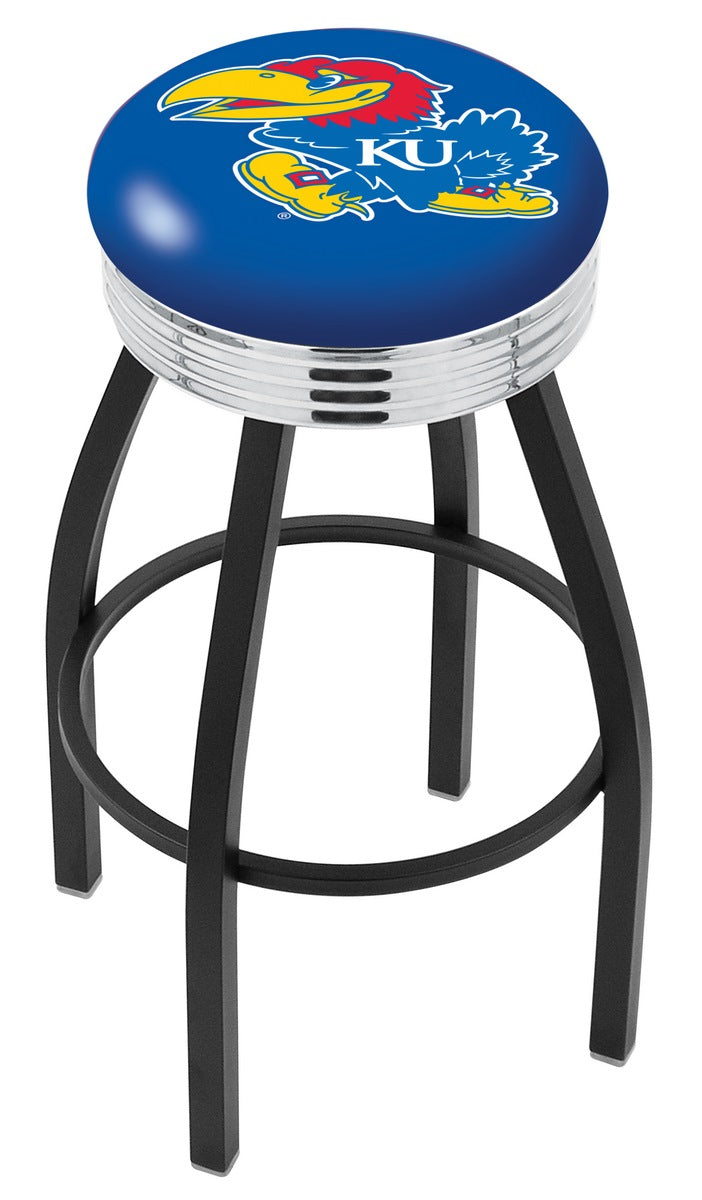 University of Kansas L8B3C Backless Bar Stool | University of Kansas Backless Counter Bar Stool