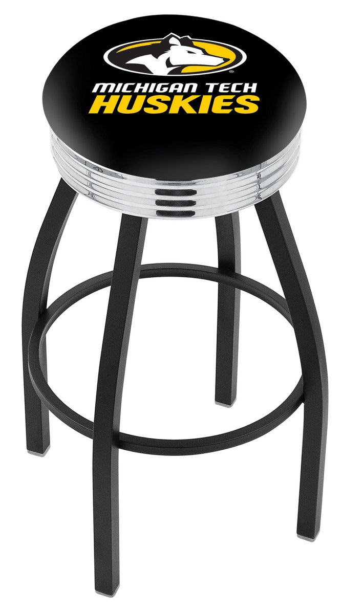 Michigan Tech University L8B3C Backless Bar Stool | Michigan Tech University Backless Counter Bar Stool