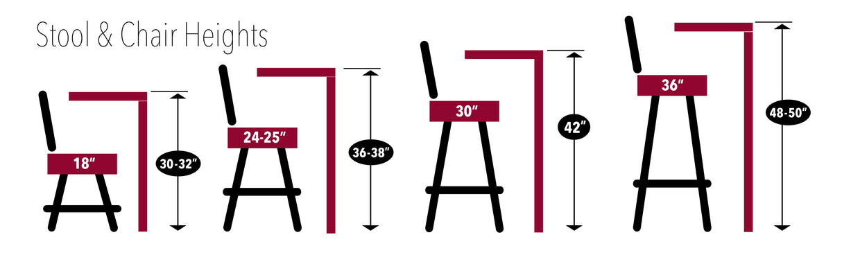 Southern Illinois University L018 Bar Stool | NCAA Southern Illinois University Bar Stool