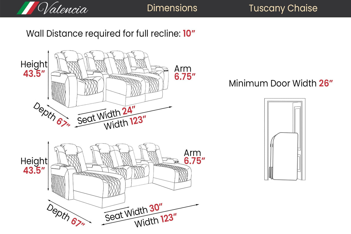 Valencia Theater Tuscany Chaise