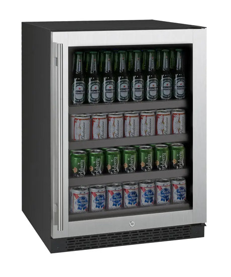 Allavino 24" Wide FlexCount II Tru-Vino Stainless Steel Beverage Center VSBC24