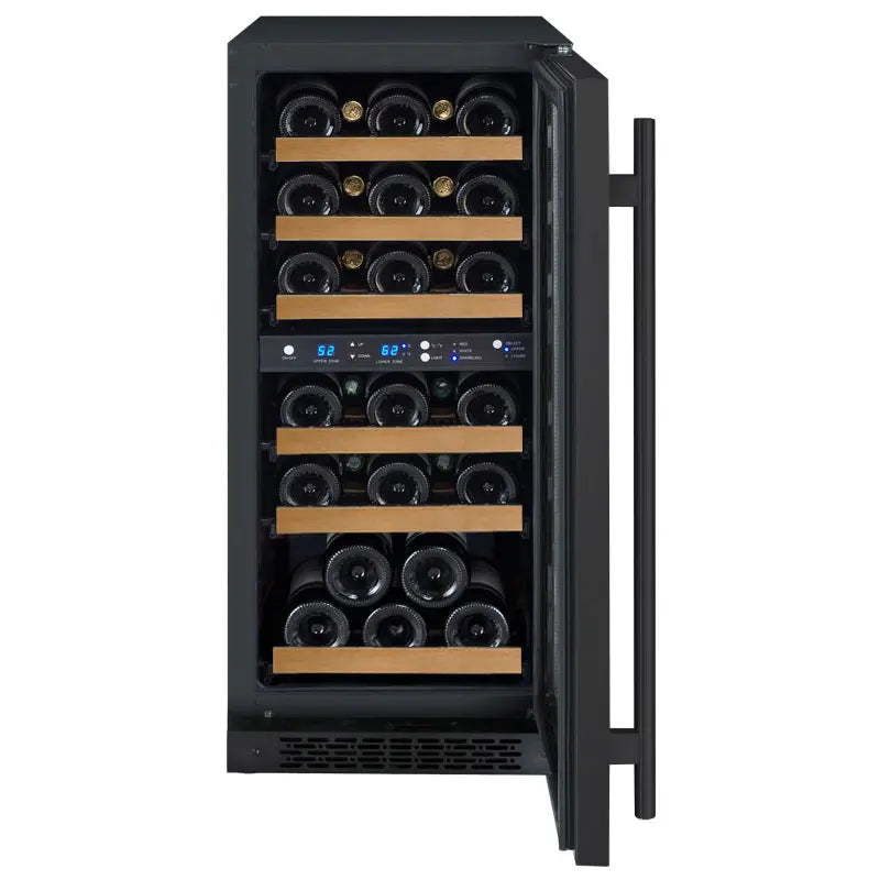 Allavino 15" Wide FlexCount II Tru-Vino 30 Bottle Dual Zone Wine Refrigerator VSWR30