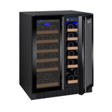 Allavino 24" Wide FlexCount II Tru-Vino 36 Bottle Dual Zone Wine Refrigerator VSWR36