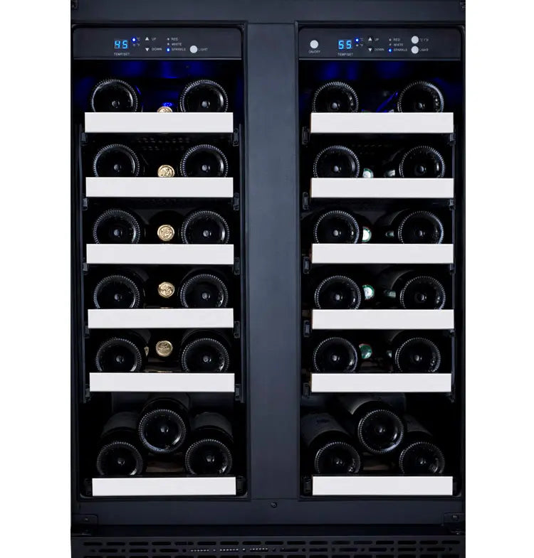 Allavino 24" Wide FlexCount II Tru-Vino 36 Bottle Dual Zone Wine Refrigerator VSWR36