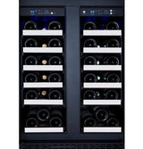 Allavino 24" Wide FlexCount II Tru-Vino 36 Bottle Dual Zone Wine Refrigerator VSWR36