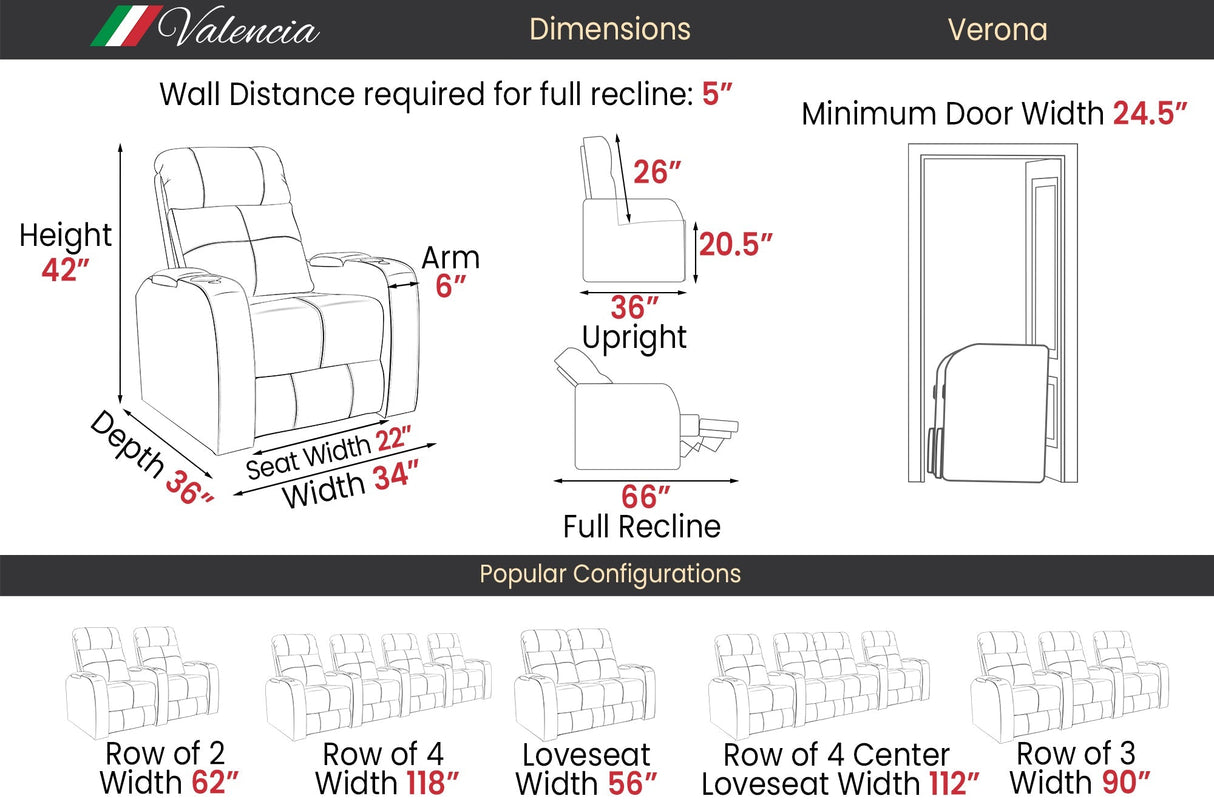 Valencia Theater Verona Home Theater Seating