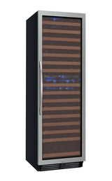 Allavino 24" Wide FlexCount II Tru-Vino 172 Bottle Dual Zone Stainless Steel Wine Refrigerator YHWR172