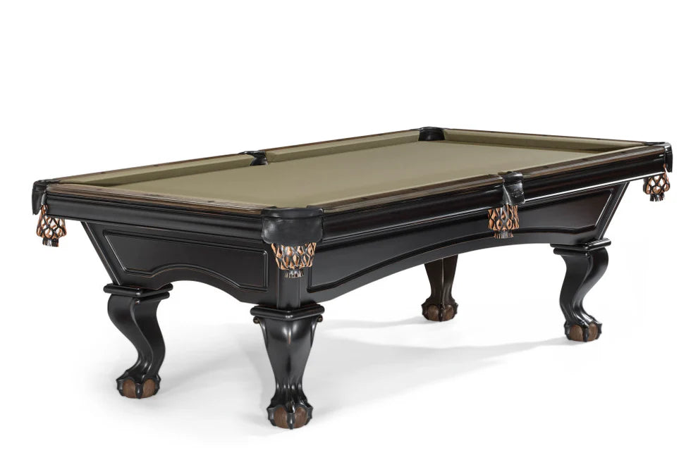 Brunswick Glenwood 7' Pool Table With Talon Ball & Claw Leg