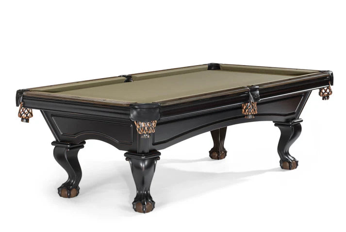 Brunswick Glenwood 8' Pool Table with Talon Ball & Claw Leg