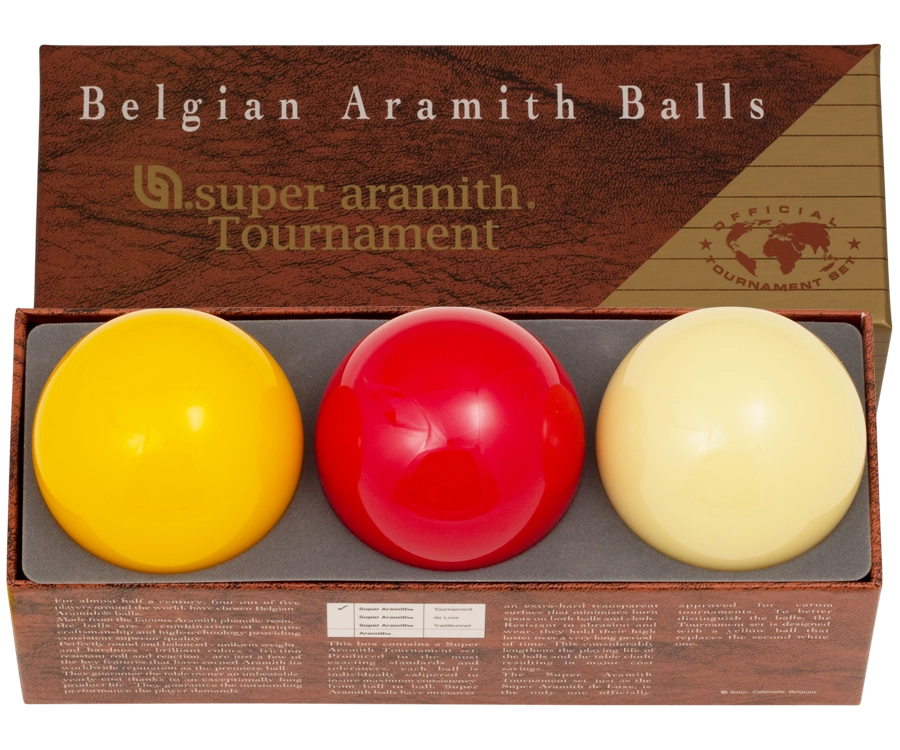 Aramith Super Tournament Carom Ball Set BBACTRN