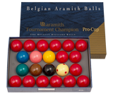 Aramith Pro Cup Tournament Champion Snooker Set 2 1/16 BBAEPC