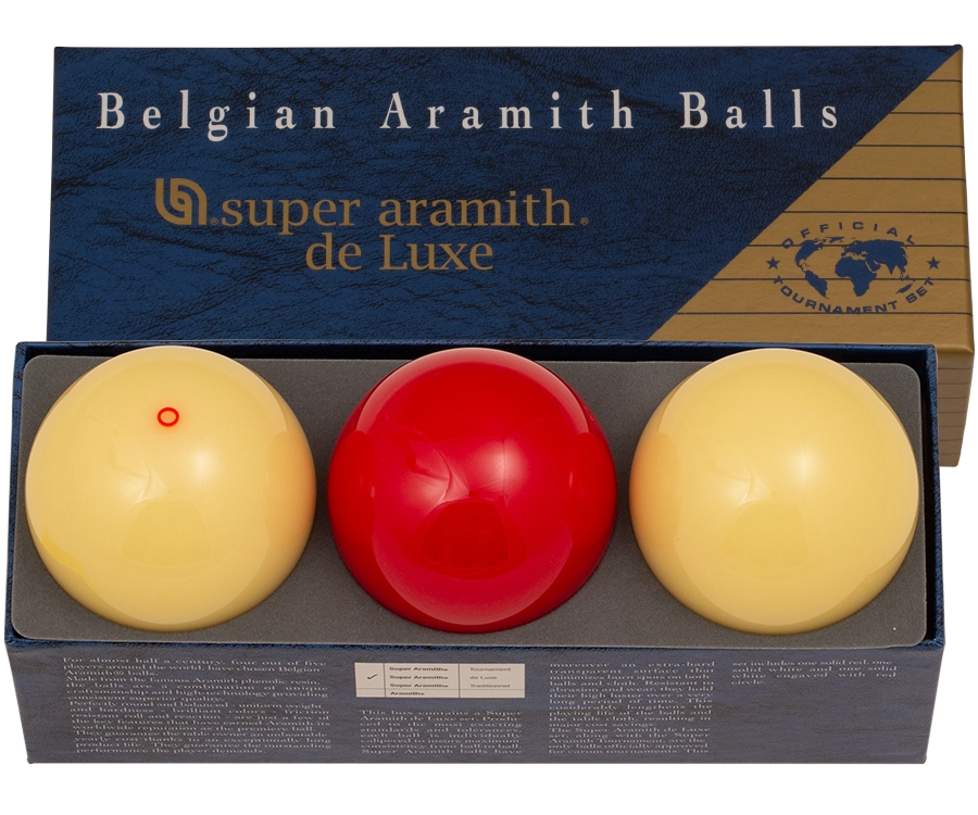 Aramith Super De Luxe Carom Ball Set BBACDLX