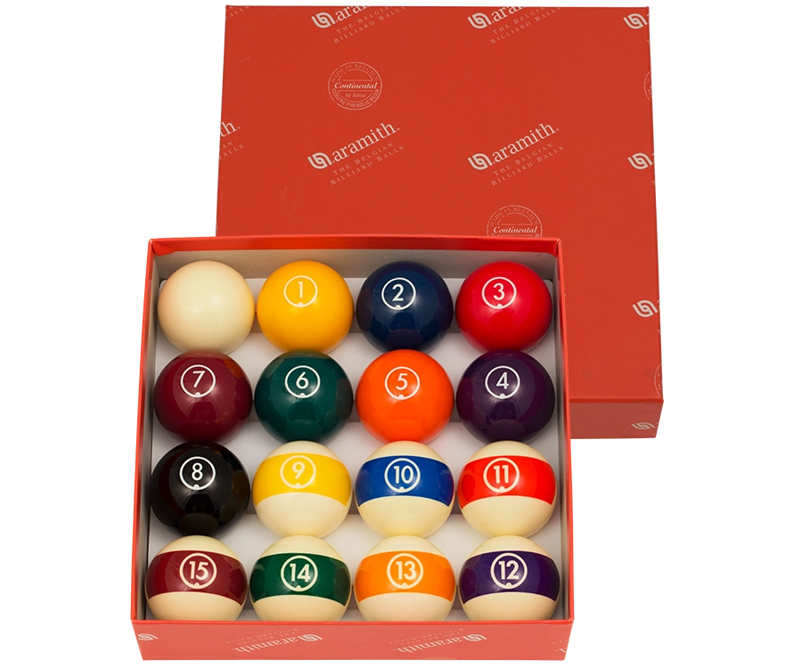 Aramith Continental Belgian Pool Ball Set BBCONT