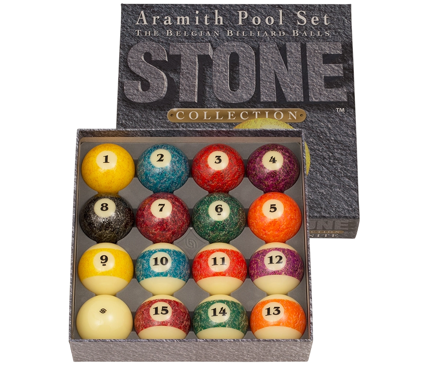 Aramith Stone Pool Ball Set BBSTN