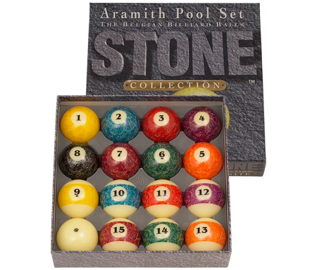 Aramith Stone Pool Ball Set BBSTN