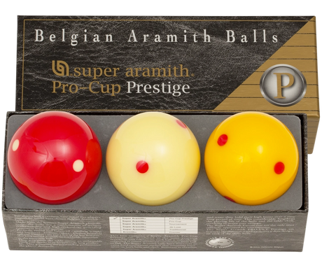 Aramith Super Pro Cup Prestige Carom Ball Set BBAPCPC