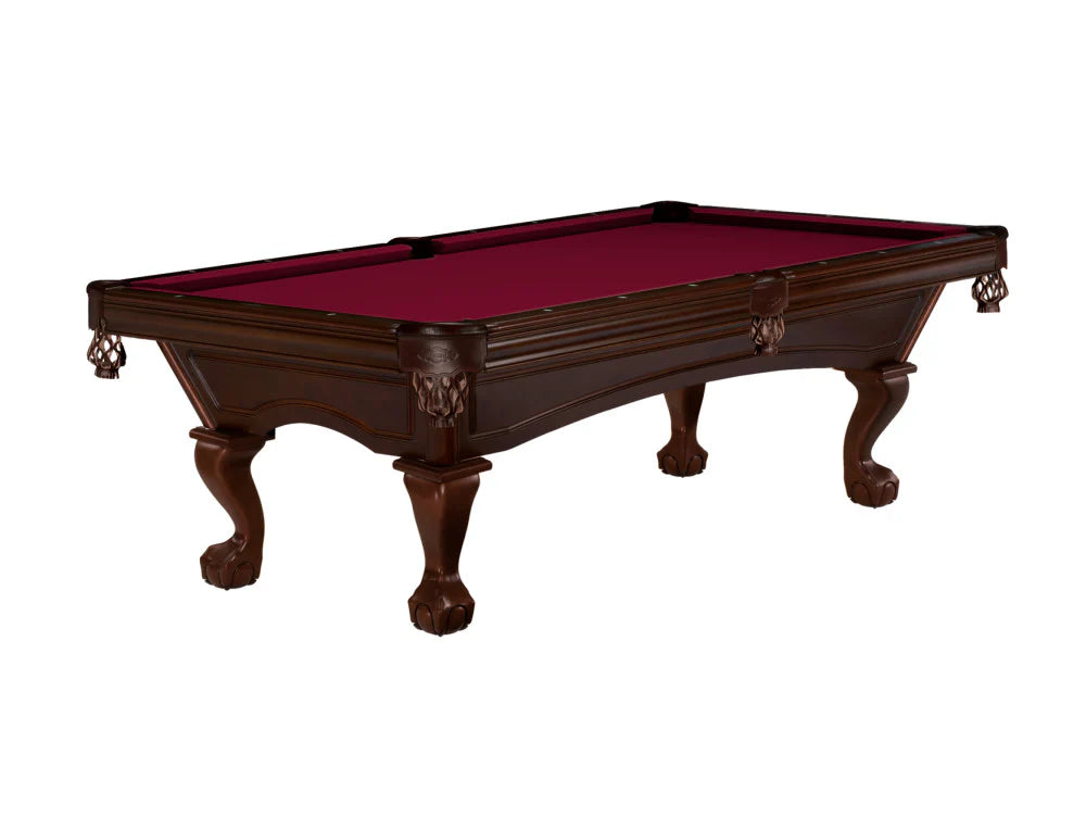 Brunswick Glenwood 7' Pool Table with Ball & Claw Leg