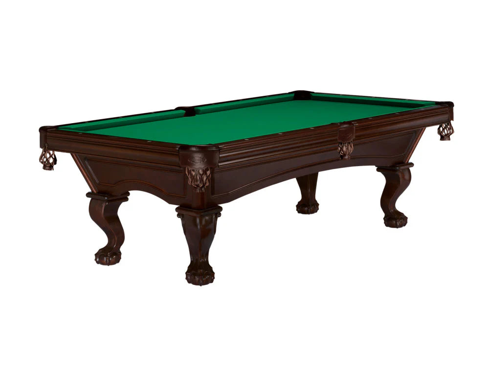 Brunswick Glenwood 7' Pool Table With Talon Ball & Claw Leg