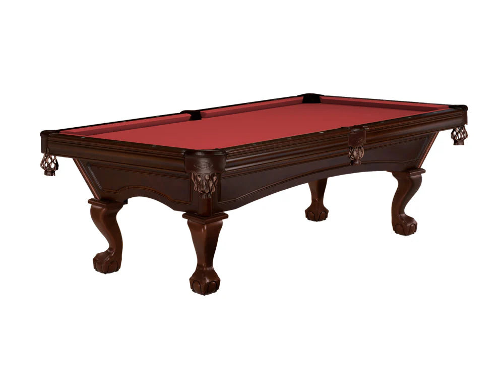 Brunswick Glenwood 8' Pool Table with Ball & Claw Leg