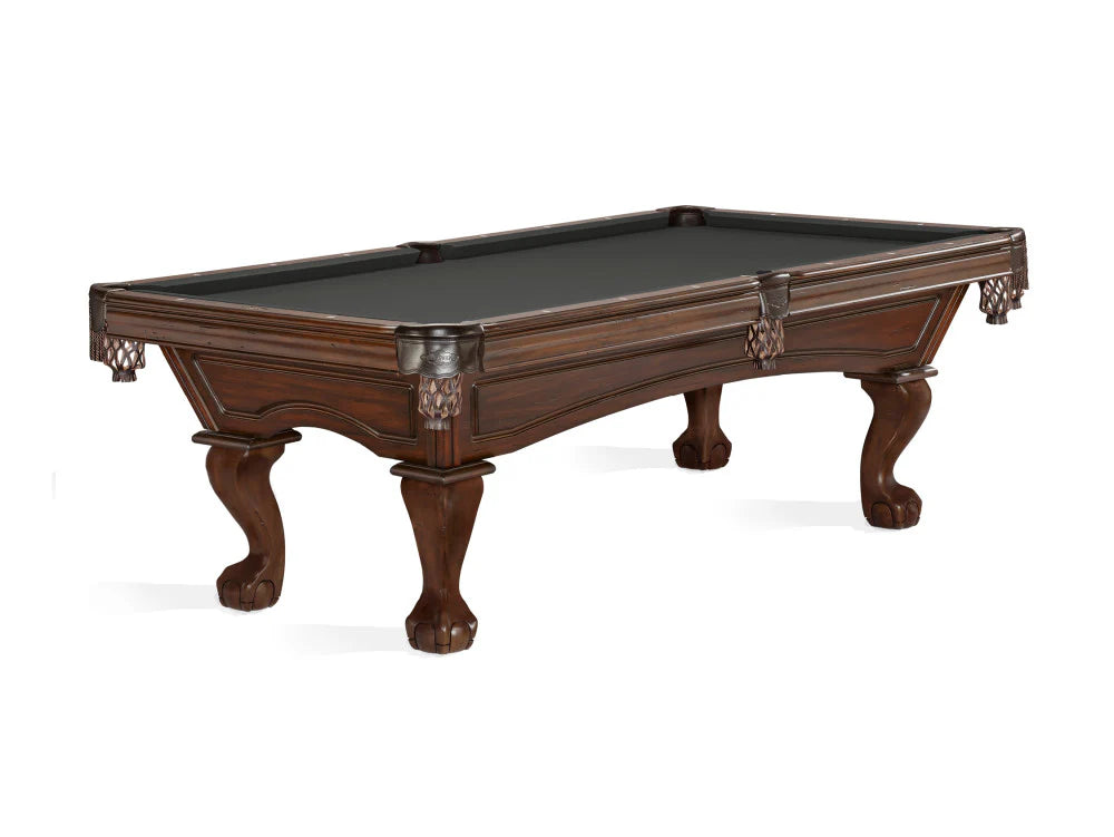 Brunswick Glenwood 8' Pool Table with Ball & Claw Leg