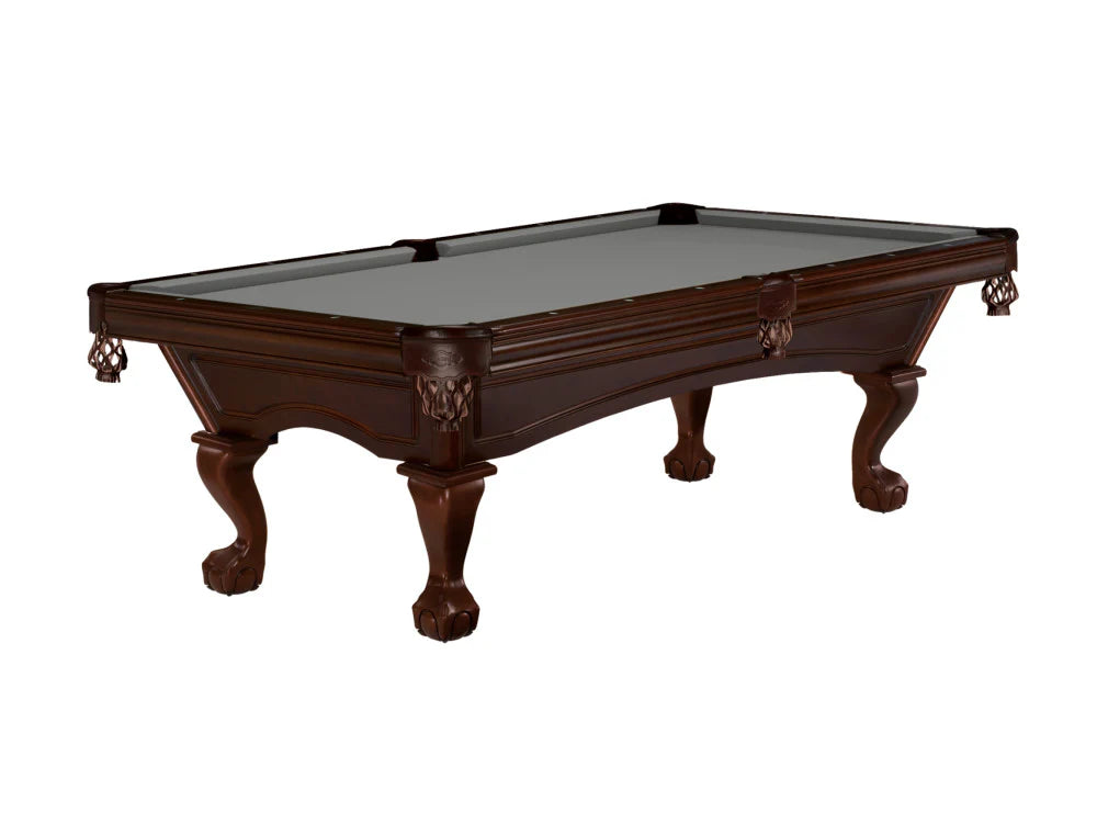 Brunswick Glenwood 9' Pool Table with Ball & Claw Leg