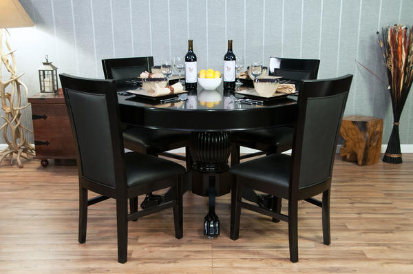 BBO Black Round Dining Top (Nighthawk/Ginza) 2BBO-DT-RND