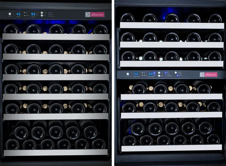 Allavino 47" Wide FlexCount II Tru-Vino 112 Bottle Side-by-Side Wine Refrigerator 3Z-VSWR5656