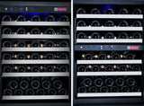 Allavino 47" Wide FlexCount II Tru-Vino 112 Bottle Side-by-Side Wine Refrigerator 3Z-VSWR5656