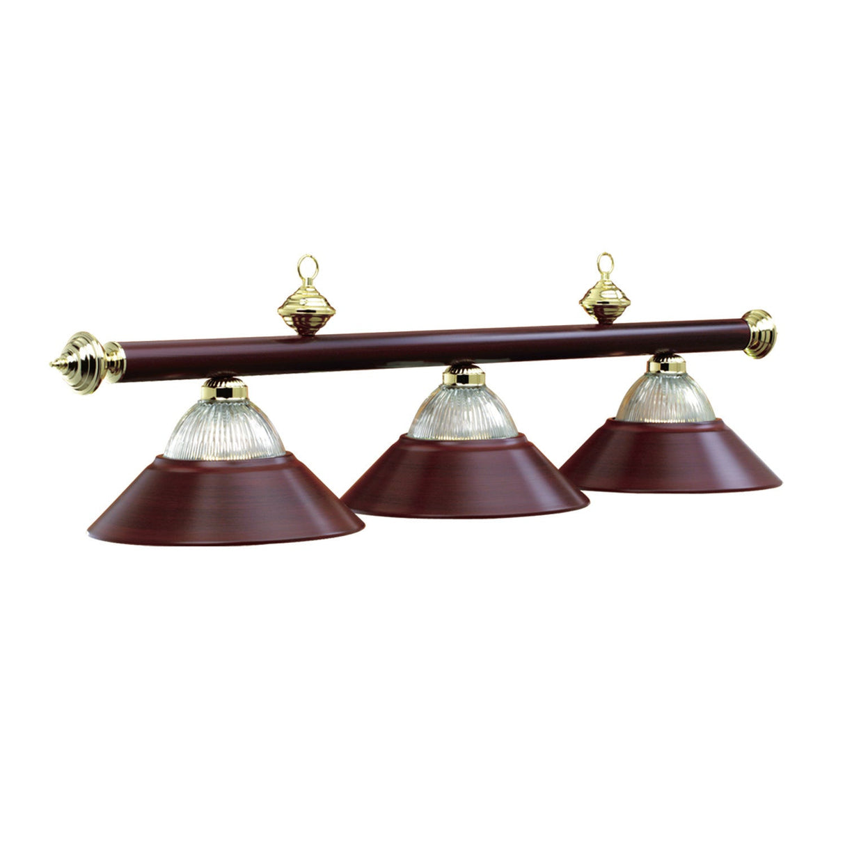 RAM Game Room 3Lt-54″ Billiard Light-Burgandy B48-RIB BG