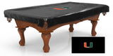 Miami Hurricanes Pool Table