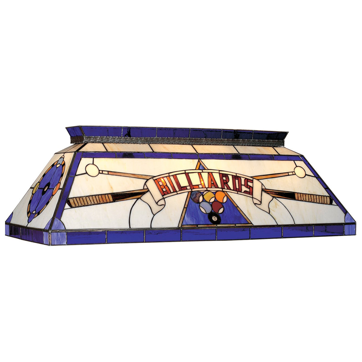 RAM Game Room 44″ Tiffany Billiard Light-Blue CF BILLIARD BLU