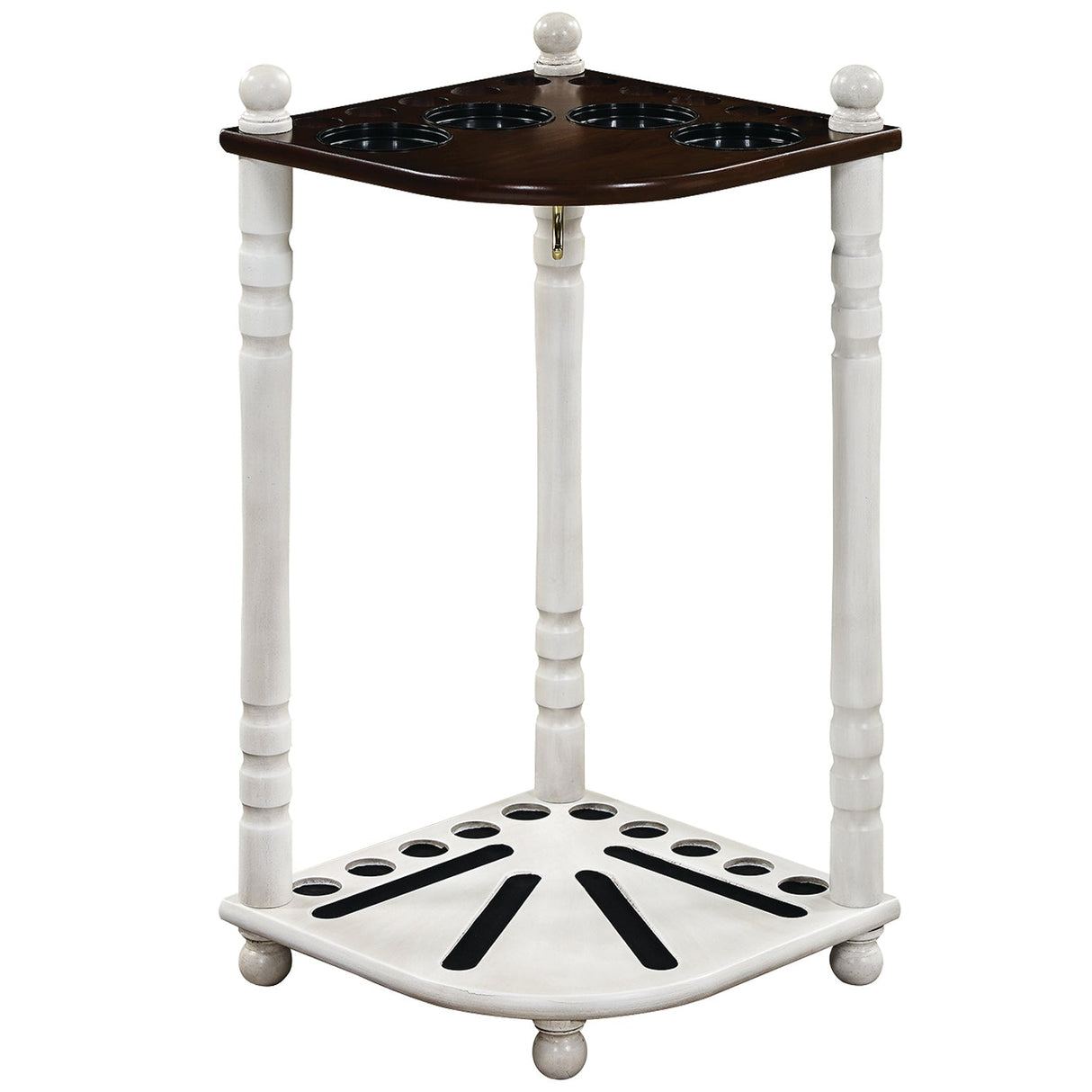 RAM Game Room Floor Cue Rack - Antique White FCR AW