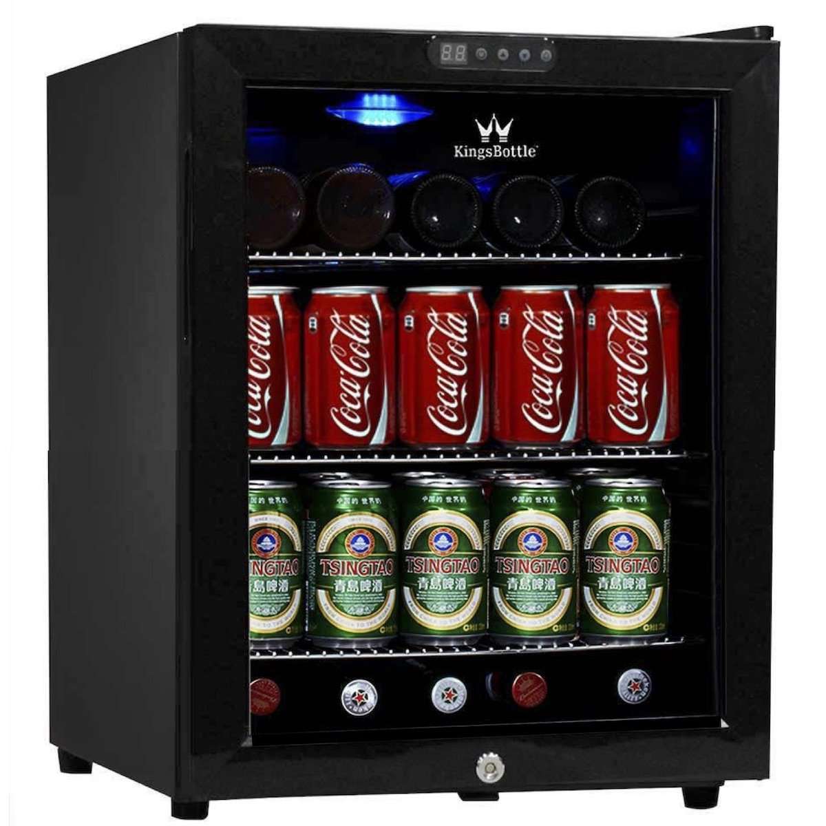 KingsBottle 45 Can Compressor Mini Bar Fridge KBU52BP