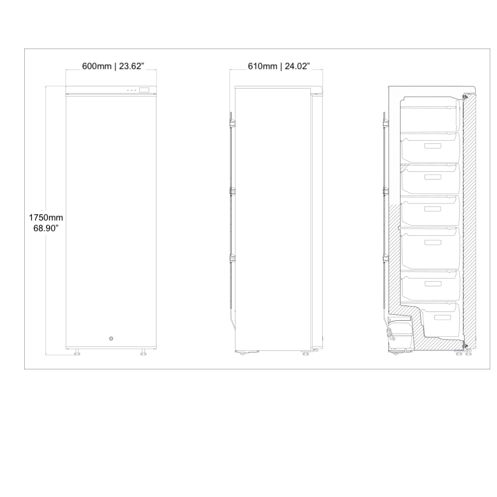 KingsBottle -10~-25°C 270L Biomedical Freezer MLF270