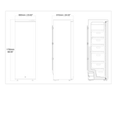 KingsBottle -20~-40°C Low Temperature 270L Medical Freezer MLD270