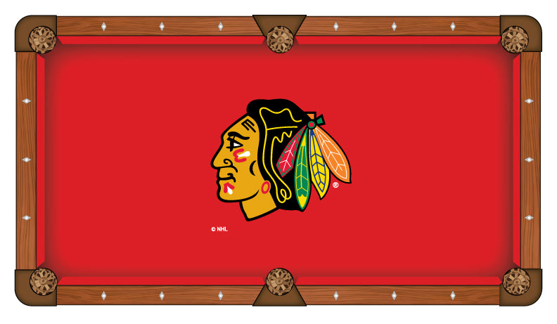 Chicago Blackhawks Pool Table