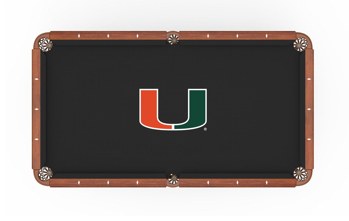 Miami Hurricanes Pool Table