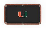 Miami Hurricanes Pool Table