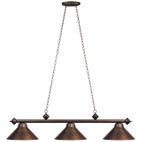 RAM Game Room 54" 3LT Billiard Light-Oil Rubbed Bronze PR54 ORB