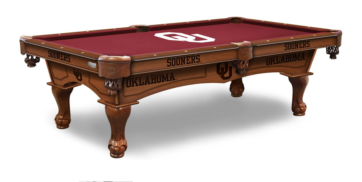 Oklahoma Sooners Pool Table