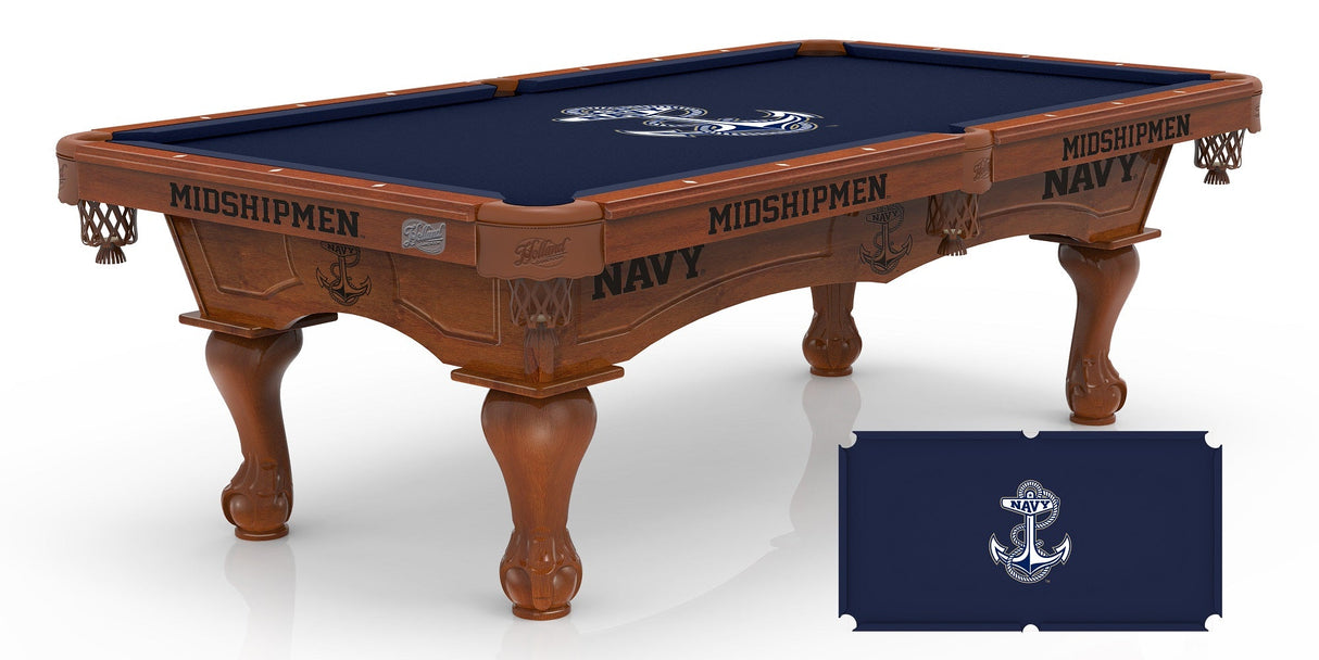 US Naval Academy Midshipmen Pool Table