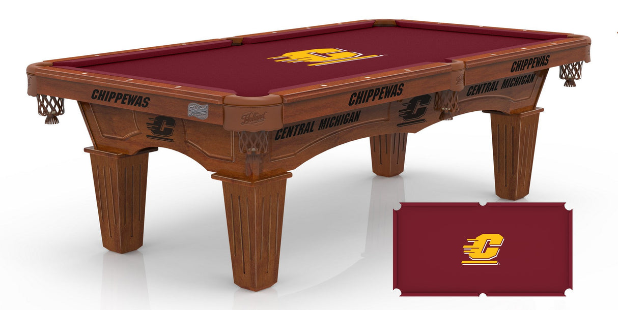 Central Michigan Chippewas Pool Table