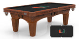 Miami Hurricanes Pool Table